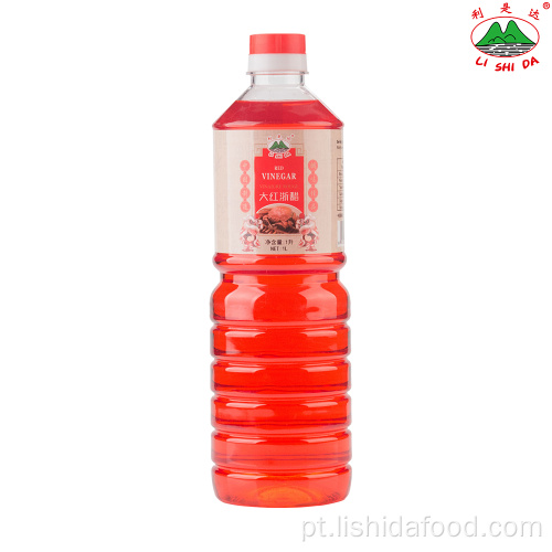 1000ml garrafa de plástico vinagre vermelho